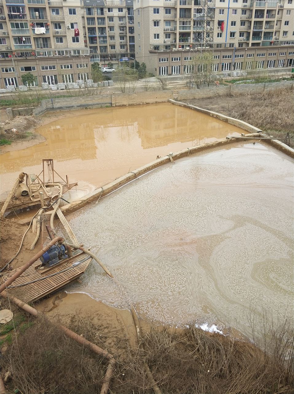 上栗沉淀池淤泥清理-厂区废水池淤泥清淤